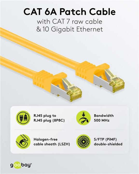 Image du produit Goobay Câble de réseau (S/FTP, CAT7, 30 m)