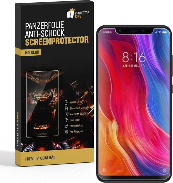 Produktbild Protectorking 4x Panzerfolie Anti-Shock HD Klar (4 Stück, Xiaomi Mi 8 SE)