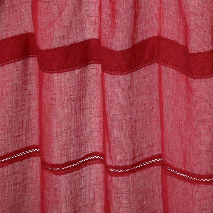 Produktbild Loberon Gardine California rot (250 x 140 cm)