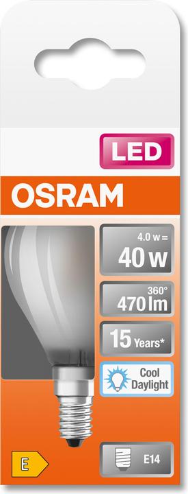 Productafbeelding Osram Ster Klassieker (E14, 4 W, 470 lm, 6 x, E)