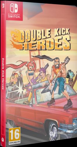 Actual product image RED Double Kick Heroes (Steelbook Edition) (Switch, Switch Lite, Switch OLED)