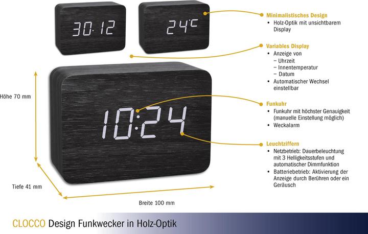 Actual product image TFA Clocco