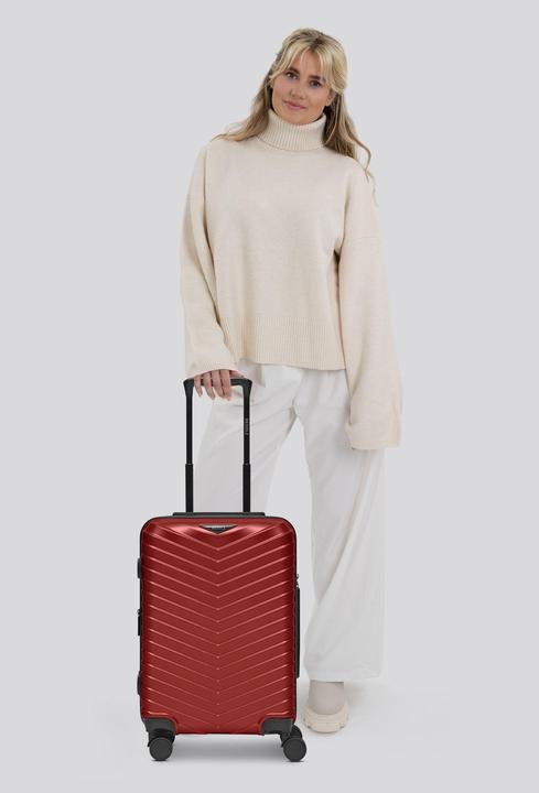 Produktbild Redolz Essentials 18 4 Rollen Kabinentrolley 55 cm mit Dehnfalte (44 l, Handgepäck (bis 50l))