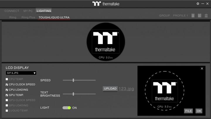 Image du produit Thermaltake Ultra 360 CPU AIO Liquid