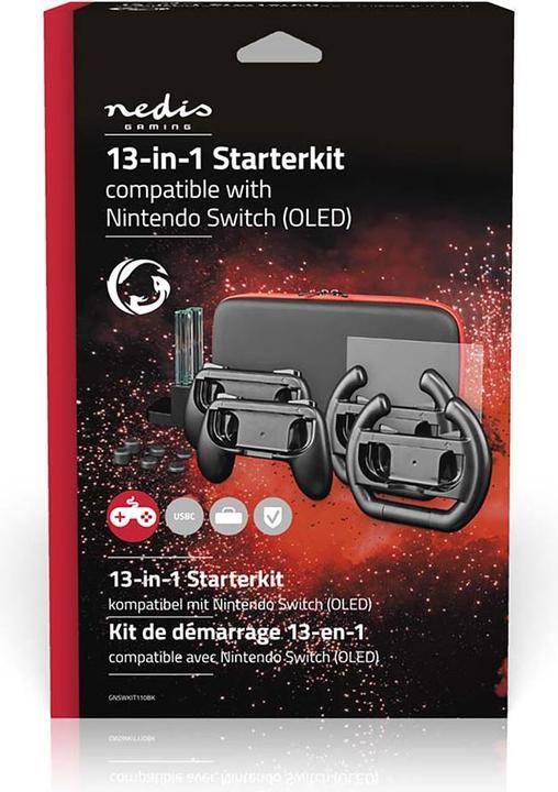 Image du produit Nedis Kit de démarrage pour le jeu | Compatible avec : Nintendo Switch (OLED) | 13 en 1 (Switch)