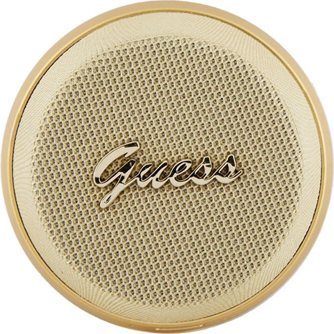 Productafbeelding Guess głośnik Bluetooth GUWSC3ALSMD Luidsprekerstandaard złoty/goud Magnetisch Script Metaal (12 h)