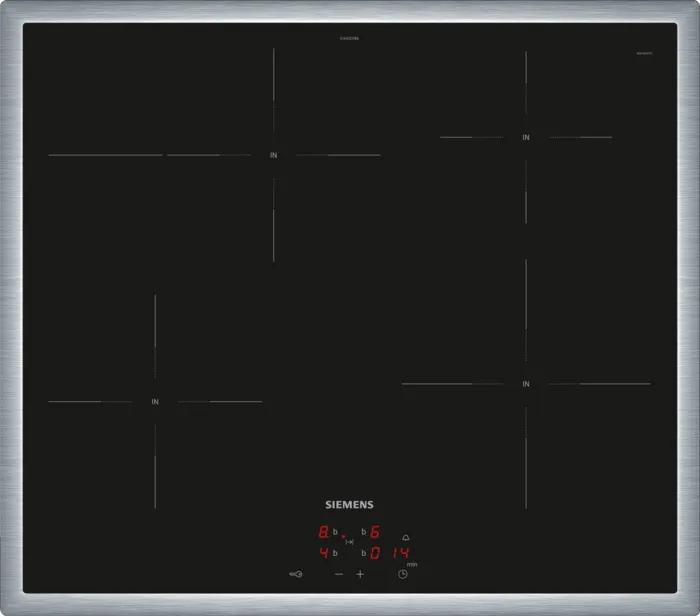 Actual product image Siemens Built-in cooker set, EI645CFB6E + HE578BBS4, built-in cooker, induction hob, PQ521IB02