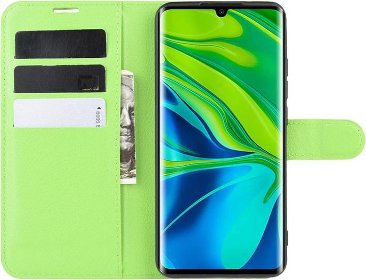 Produktbild Cover-Discount Xiaomi Mi Note 10 / 10 Pro - Leder Etui Hülle grün (Xiaomi Mi Note 10, Xiaomi Mi Note 10 Pro)