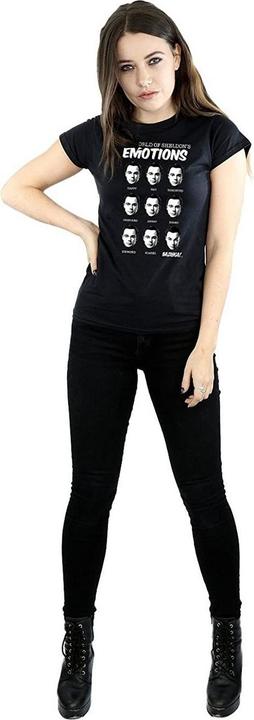 Immagine prodotto Dam Maglietta da donna/ragazzo Emotions Sheldon in cotone (L)