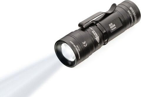 Actual product image Troika ECO BEAM Lampe de poche avec lumière LED, noir (8.20 cm)