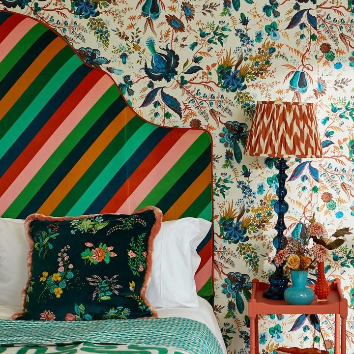 Actual product image Harlequin X Sophie Robinson Wonderland Floral Wallpaper