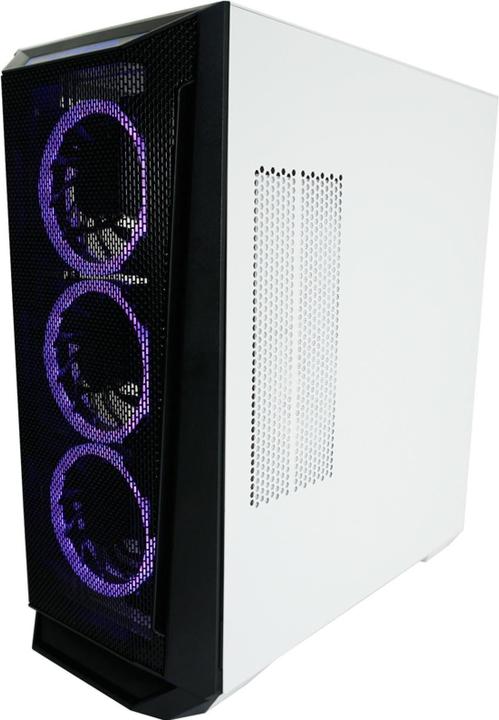 Image du produit LC-Power Boîtier Gaming 805BW Holo-1 X RGB noir/blanc retail (E-ATX, ATX, mATX, Mini-ITX)