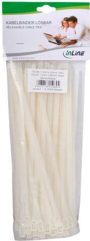 Immagine prodotto InLine Fascetta staccabile (Fascette in plastica, 300 mm, 100 pz.)