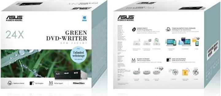 Image du produit ASUS Drw-24d5mt (Lecteur DVD, Graveur de CD, Lecteur de CD, Graveur de DVD)