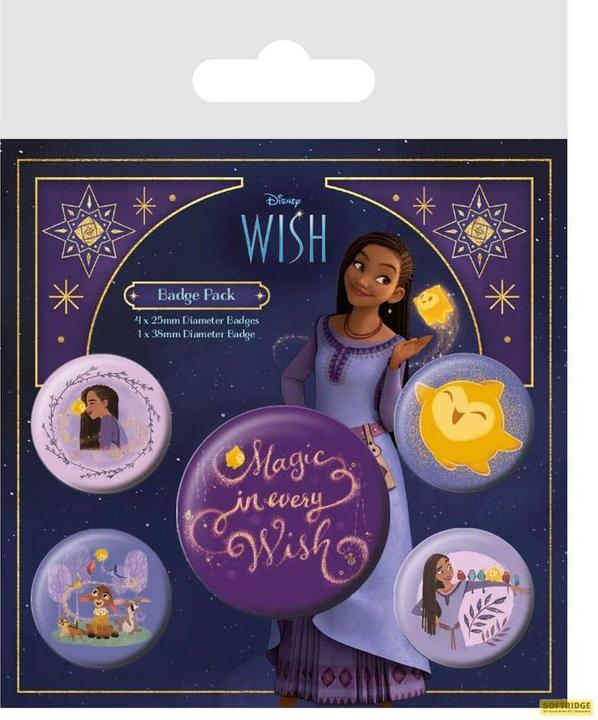 Produktbild Pyramid Wish Ansteck-Buttons 5er-Pack Magic In Every Wish