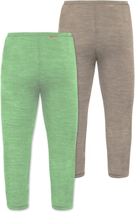 Actual product image Normani 2-pack baby merino pants with feet - 9539 (56)