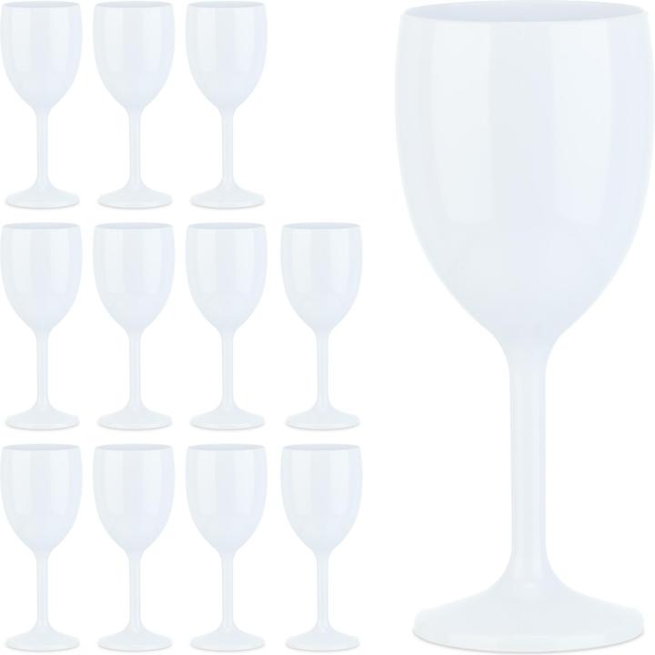 Relaxdays Weingläser (25 cl, 1 Gläser, Rotweingläser)