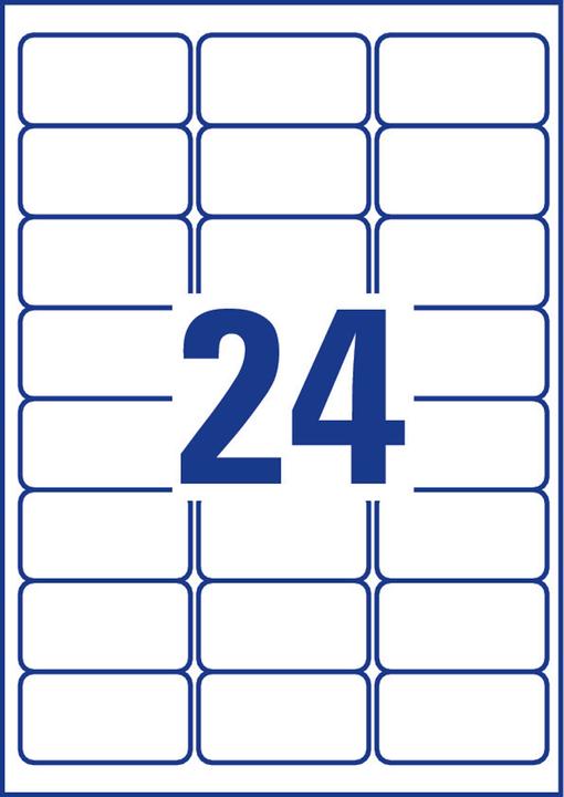 Actual product image Avery Weatherproof film labels