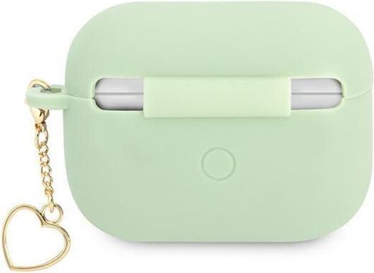 Image du produit Guess case for Airpods Pro GUAPLSCHSN green Silicone Heart Charm (Sac pour écouteurs)