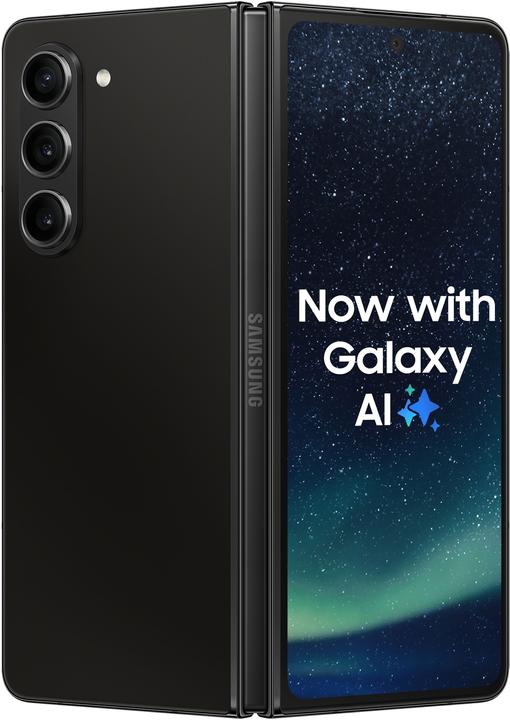 Samsung Galaxy Z Fold 5 (256 GB, Phantom Black, 7.60", SIM + eSIM, 50 Mpx, 5G)