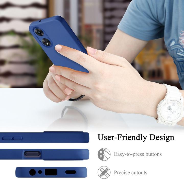Immagine prodotto Cadorabo Custodia per OPPO A78 5G TPU con design in silicone a protezione dei liquidi (Oppo A78 5G)