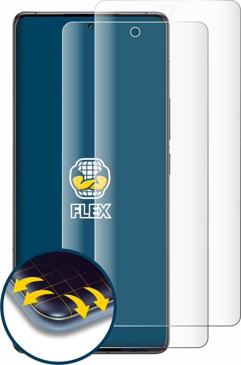 Produktbild BROTECT Full-Cover Displayschutz (2 Stück, Vivo iQOO 12 Pro)