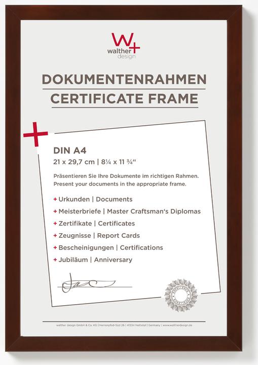 Immagine prodotto Walther Design Cornice in legno di peperoni (21 x 29,7 cm)