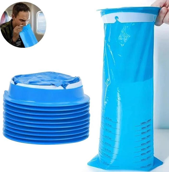 ASMI Sacs à vomi jetables (10 x, 1 l)