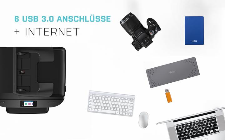 Actual product image i-tec USB 3.0 / USB-C Dual 4K Dock (USB-C, 2 Ports)
