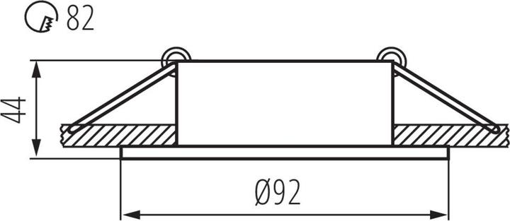 Produktbild Kanlux 26736 IVRI DTO-W Einbauleuchte