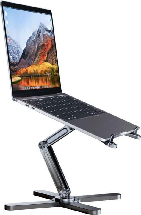 Actual product image Tech-Protect ULS200 universal stand for laptops up to 16" - silver