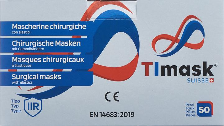 Produktbild Timask Einweg-Mundschutz Frühling (50 Stk) (Typ IIR, 50 x)