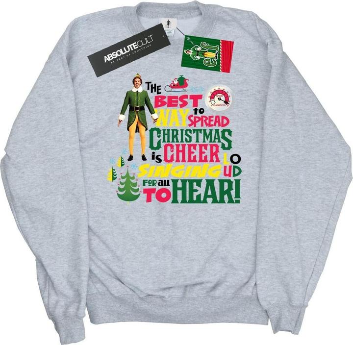Elf Christmas Cheer Sweatshirt Mädchen
