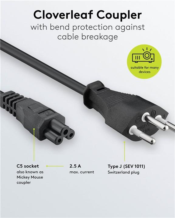 Actual product image Goobay T12 – C5 (1.80 m)