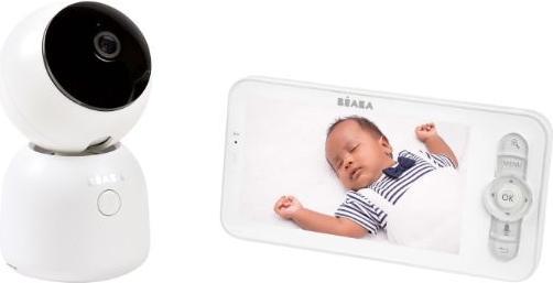 Produktbild Beaba Video Baby Monitor ZEN Light weiss ohne Stecker (Babyphone mit Kamera, 300 m)