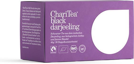 Produktbild ChariTea Schwarzer Darjeeling Bio Tee (20 g)
