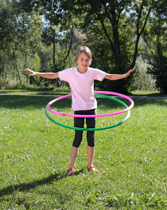 Produktbild Betzold Hula-Hoop Reifen Regenbogen-Set, 6 Stück (60 cm, 170 g)