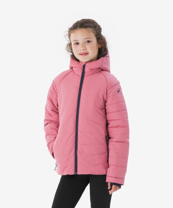 Actual product image Quechua Wattierte Jacke Kinder Gr. 122–170 warm Wandern - MH 500 rosa (140)