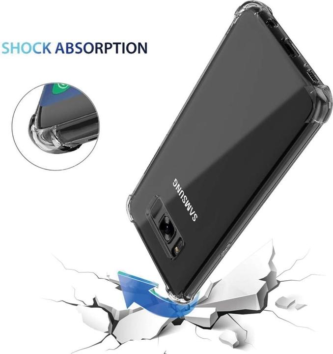 Actual product image Screenguard Samsung Galaxy S8 Case Crystal Soft Airbag Bumper (Samsung Galaxy S8)