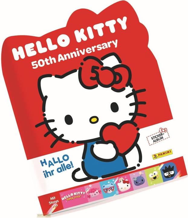 Panini Hello Kitty Sticker Collection Album 50ème Anniversaire *Version allemande