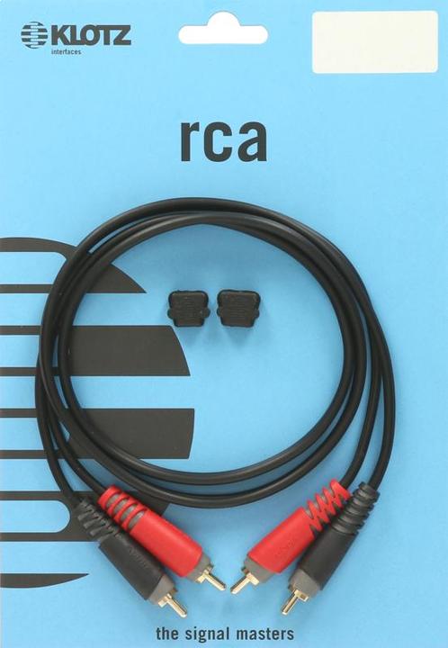 Produktbild Klotz Kabel AT-CC0100 Cinch-Cinch 1m (1 m, Cinch)