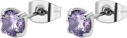 Brosway Shiny steel earrings with zircons Desideri BEIE006