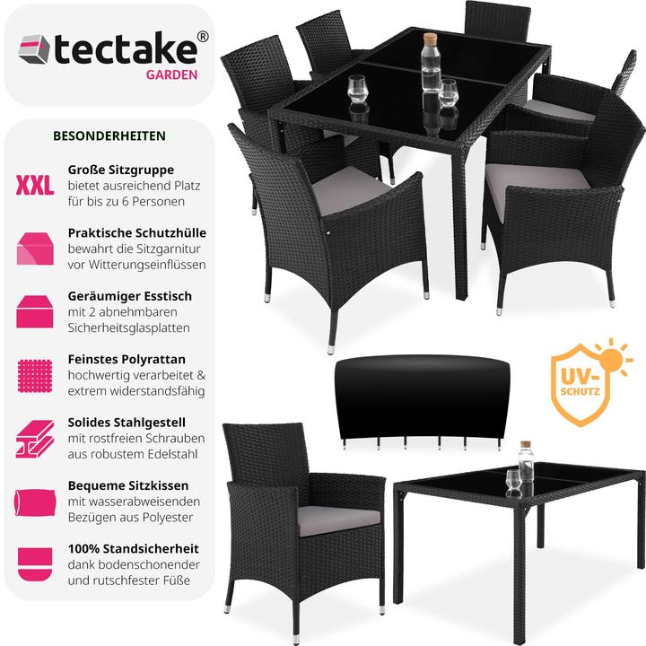 Image du produit tectake Salon de Jardin Porto