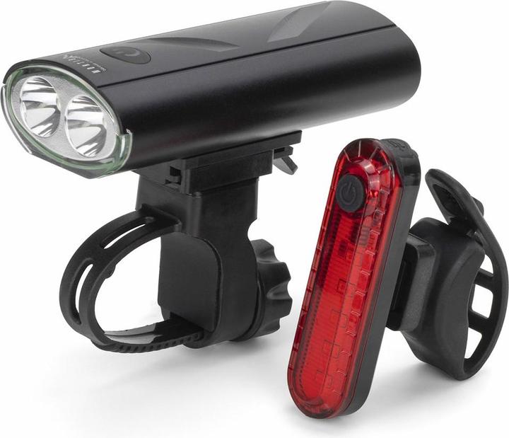 Image du produit Montiss Zestaw akumulatorowych lampek rowerowych LED MT107 (270 lm)