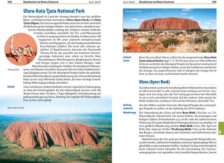 Produktbild Reiseführer Australien - Westen und Zentrum (Deutsch, Veronika Pavel, 2023)