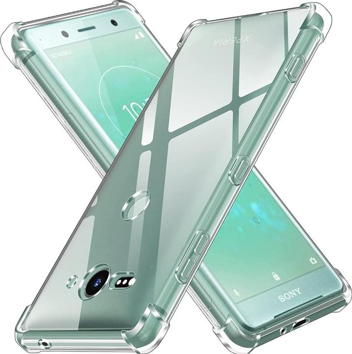 Screenguard Sony Xperia XZ2 Compact Housse Crystal Soft Airbag Bumper (Sony Xperia XZ2 Compact)