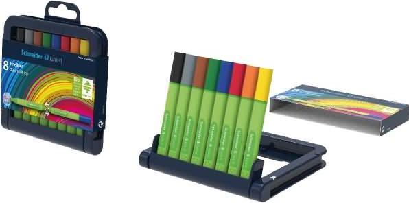 Produktbild Schneider Fineliner Link-It - Etui à 8 Stk. (Mehrfarbig, 8 x)
