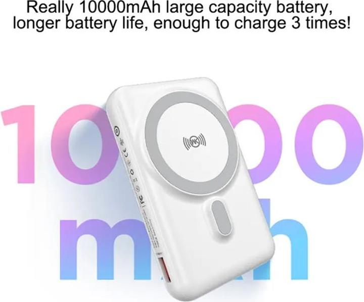 Actual product image Wekome Induction power bank MagSafe (10000 mAh)