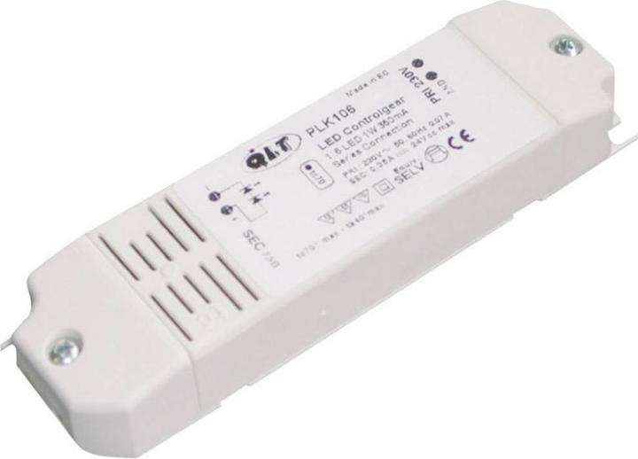 Image du produit QLT PLK 110 Transformateur LED, conducteur LED Tension constante, courant constant 0,35 A 36 V