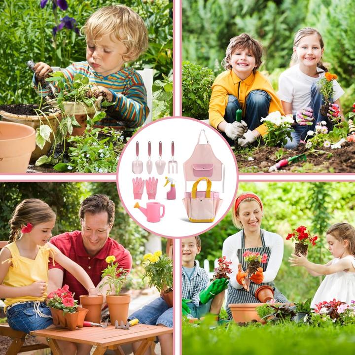 Image du produit Wedhapy 9-teilige Kinder-Gartenwerkzeug Set